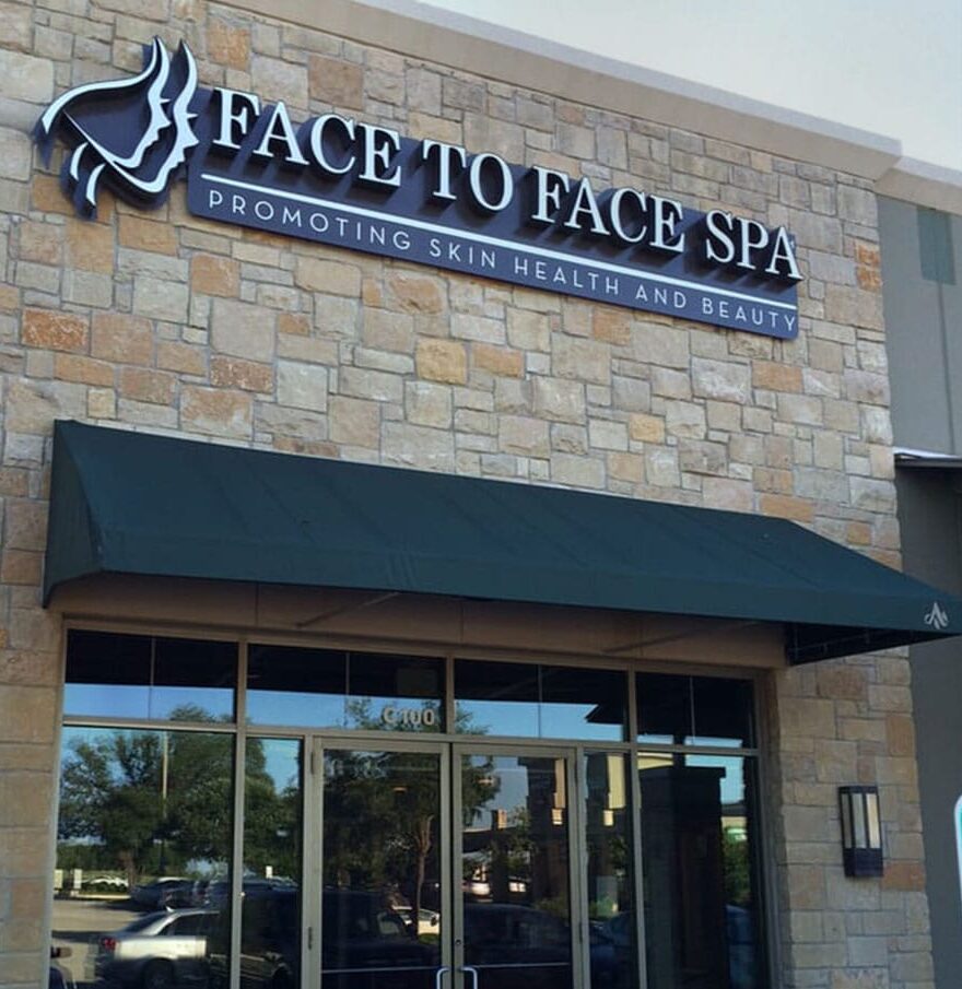 a store in a brick building